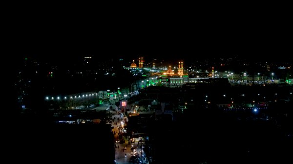 عکس بین الحرمین کربلا با کیفیت بالا