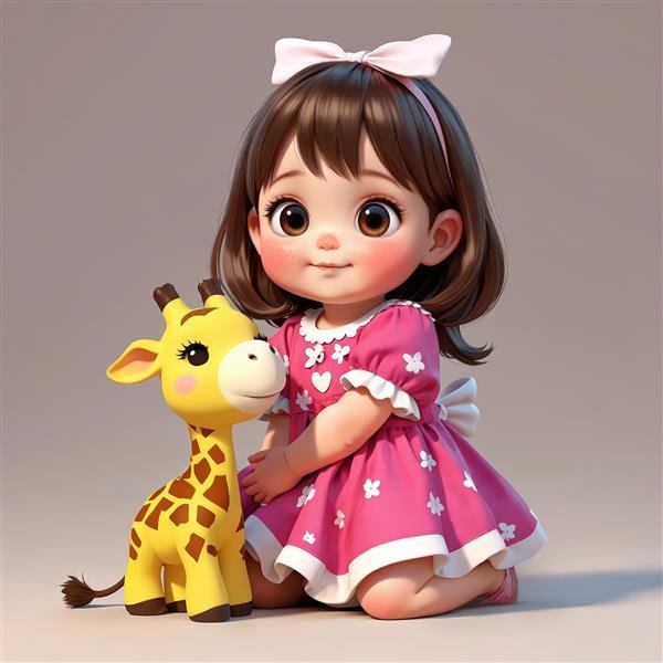  عکس زرافه کارتونی بامزه
