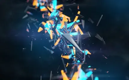  عکس زمینه آبی و نارنجی