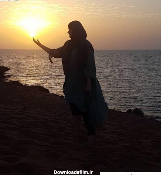  عکس شاد غروب آفتاب دخترانه
