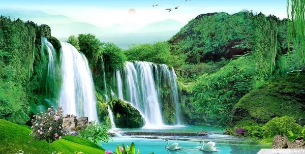  عکس پس زمینه سه بعدی طبیعت