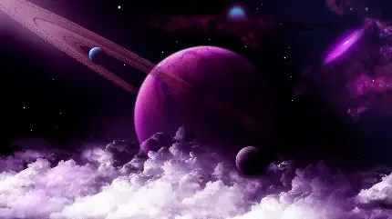  عکس بک گراند بنفش