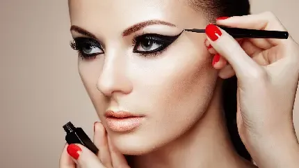  عکس پروفایل دختر زیبا با ارایش شیک