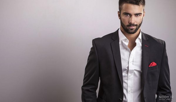 عکس مرد جنتلمن با کت و شلوار