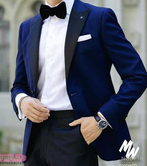 عکس مرد جنتلمن با کت و شلوار