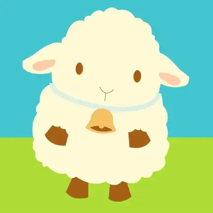  بک گراند گوسفند زیبا