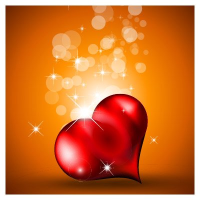  عکس قلب قرمز فانتزی برای پروفایل