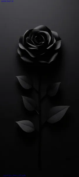  تصویر زمینه گل مشکی