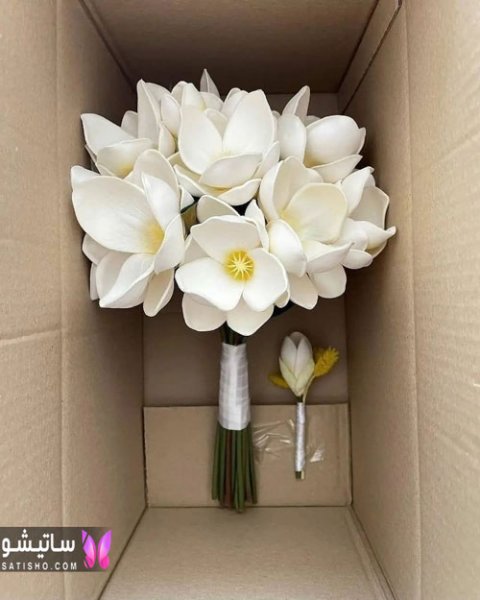  عکس دسته گل طبیعی عروس