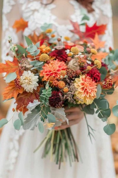  عکس لاکچری دسته گل عروس اروپایی