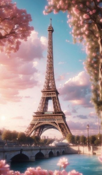  عکس سیاه سفید برج ایفل برای پروفایل