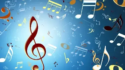  عکس نت موسیقی زیبا