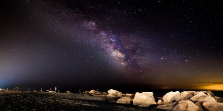 عکس آسمان شب زیبا با کیفیت بالا