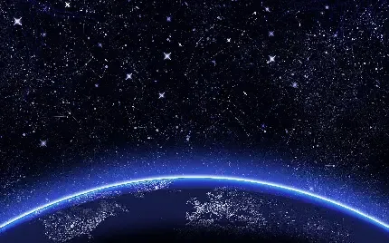 عکس آسمان شب زیبا با کیفیت بالا