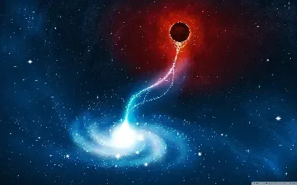 عکس آسمان شب زیبا با کیفیت بالا