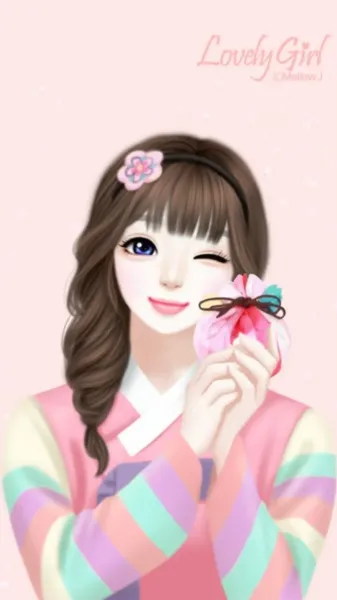  عکس کارتونی دخترانه برای گوشی موبایل