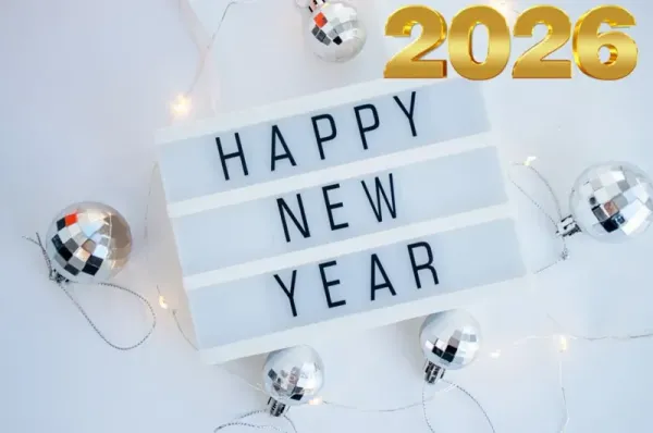  والپیپر تبریک سال 2026 میلادی
