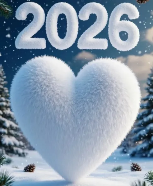  عکس تبریک سال نو میلادی 2026