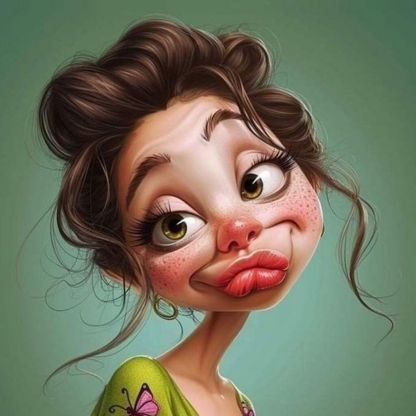عکس دختر زیبا کارتونی برای پروفایل