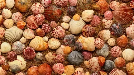 عکس صدف نقاشی