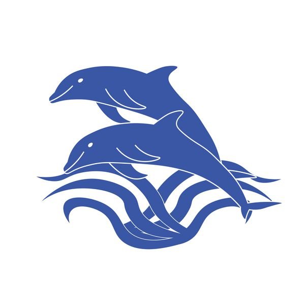  عکس دلفین نقاشی