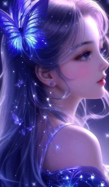  والپیپر نقاشی دختر برای گوشی اندروید