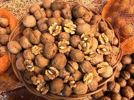  عکس مغز گردو