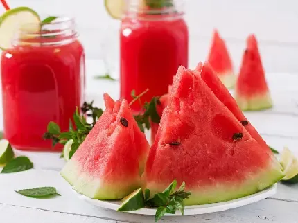  عکس هندوانه قاچ شده