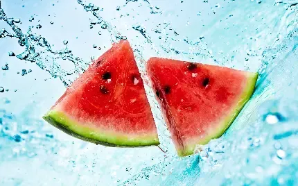  عکس هندوانه قاچ شده