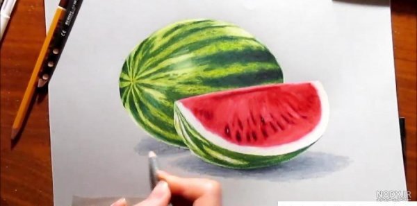  عکس هندوانه نقاشی