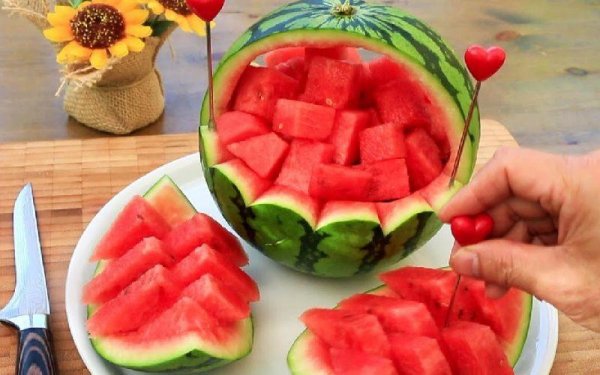  عکس هندوانه تزیین شده شیک