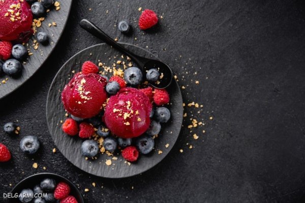  عکس بستنی لاکچری