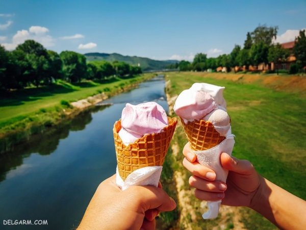  عکس بستنی لاکچری
