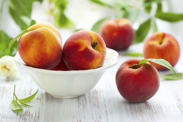  عکس هلو قرمز و خوشمزه