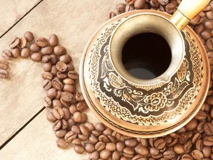  زیباترین عکس فنجان قهوه ترک با کیفیت اچ دی