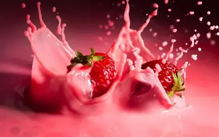 والپیپر توت فرنگی برای آیفون