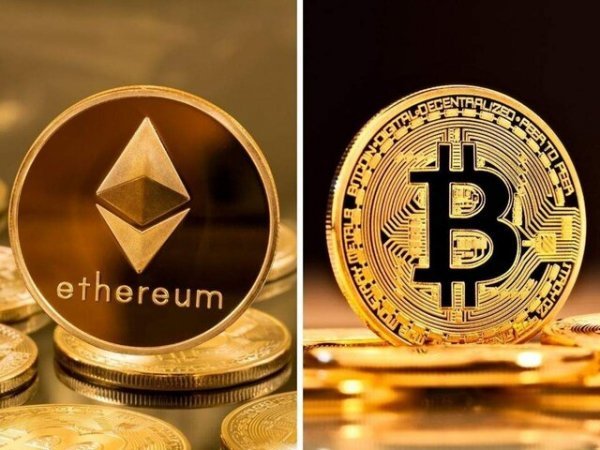 عکس بیت کوین و اتریوم