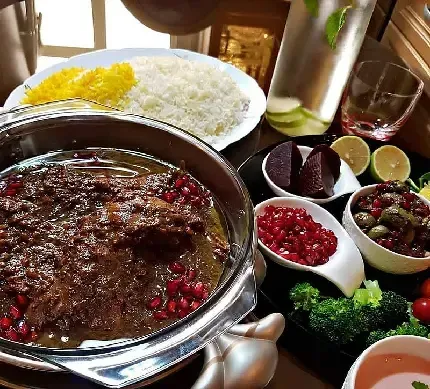 عکس غذاهای لاکچری ایرانی