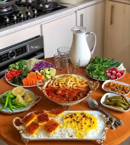  عکس غذاهای لاکچری ایرانی