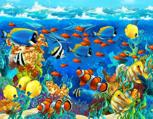  عکس ماهی در دریا