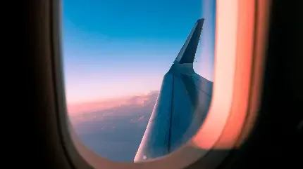  عکس از پنجره هواپیما برای استوری اینستاگرام