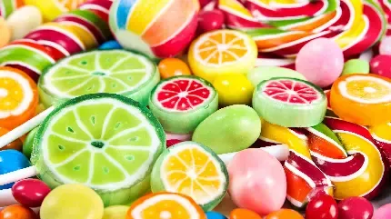  عکس شکلات رنگی