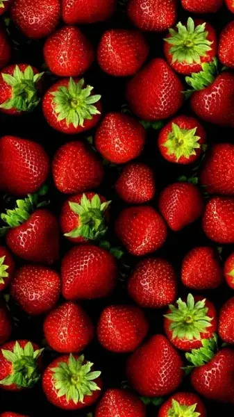  عکس توت فرنگی درون سبد حصیری