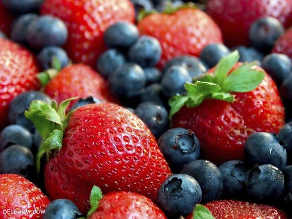  بک گراند توت فرنگی های تازه برای موبایل