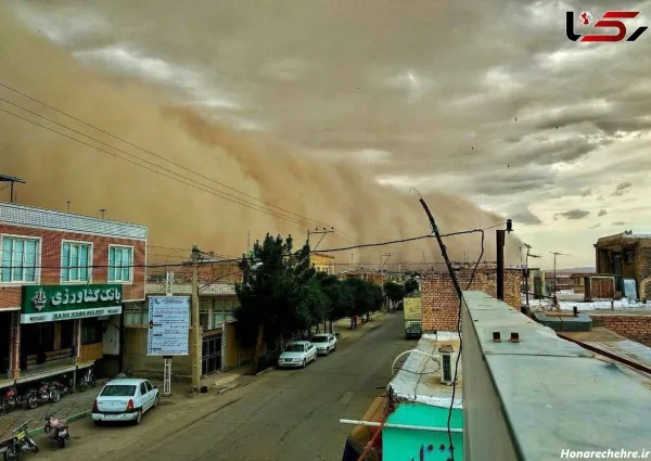 عکس طوفان شدید