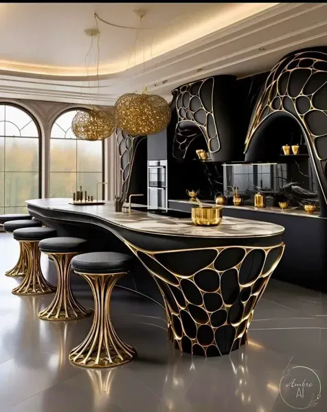  عکس آشپزخانه مدرن و لاکچری
