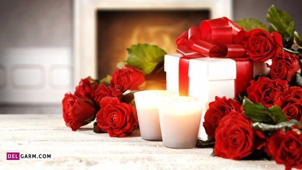  عکس شمع و گل عاشقانه
