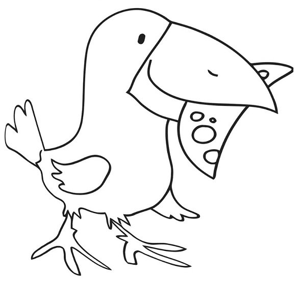  عکس کلاغ نقاشی