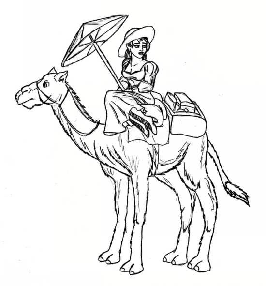 عکس شتر نقاشی