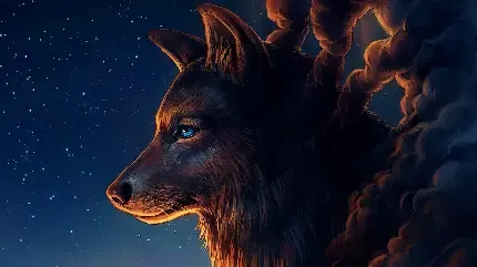  والپیپر کارتونی از گرگینه خاکستری ترسناک
